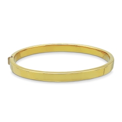 18k yellow gold bangle