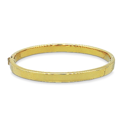 18k yellow gold bangle