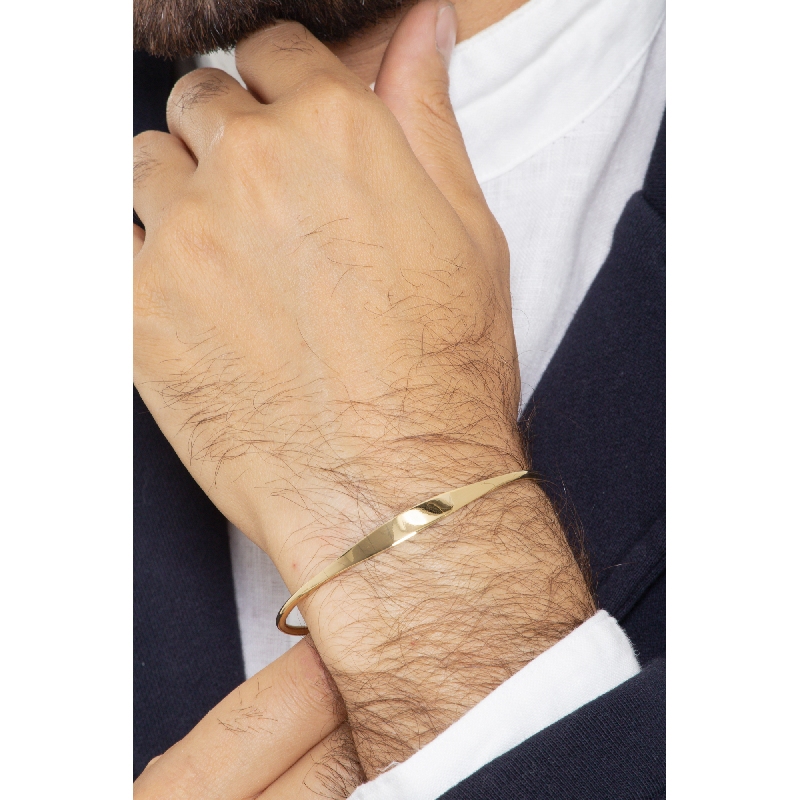 Rigid bracelet in 18k yellow gold Rigid bracelet in 18k yellow gold