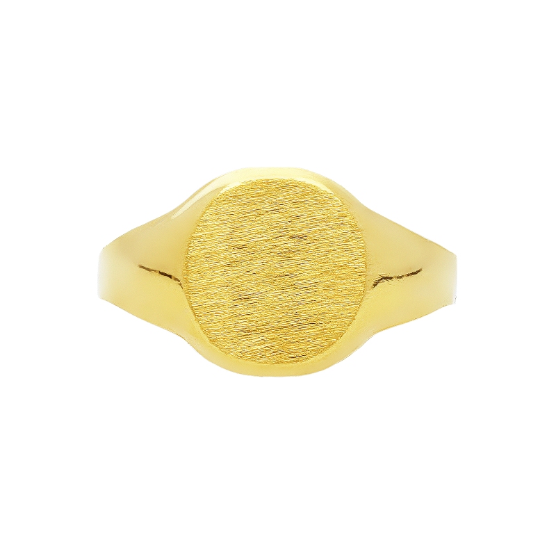 Signet ring in yellow gold 18k 