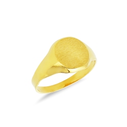 Signet ring in yellow gold 18k