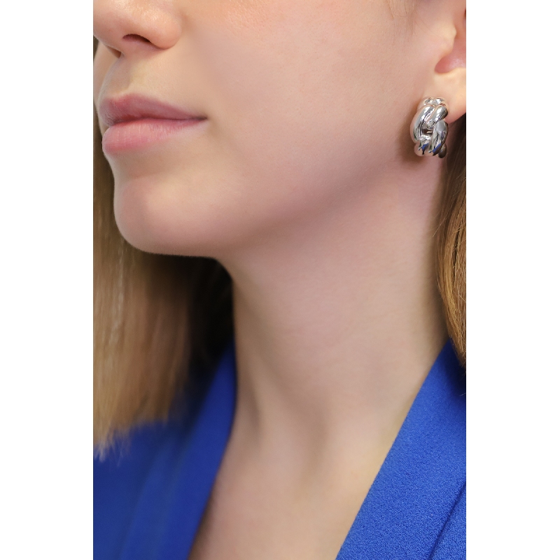 18k white gold iced out earrings 18k white gold iced out earrings