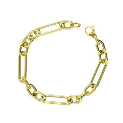 750 yellow gold chain bracelet