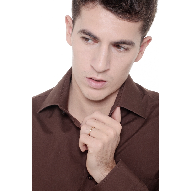 18k yellow gold thin wedding ring