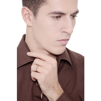 Classical Wedding ring  in 18k yellow gold