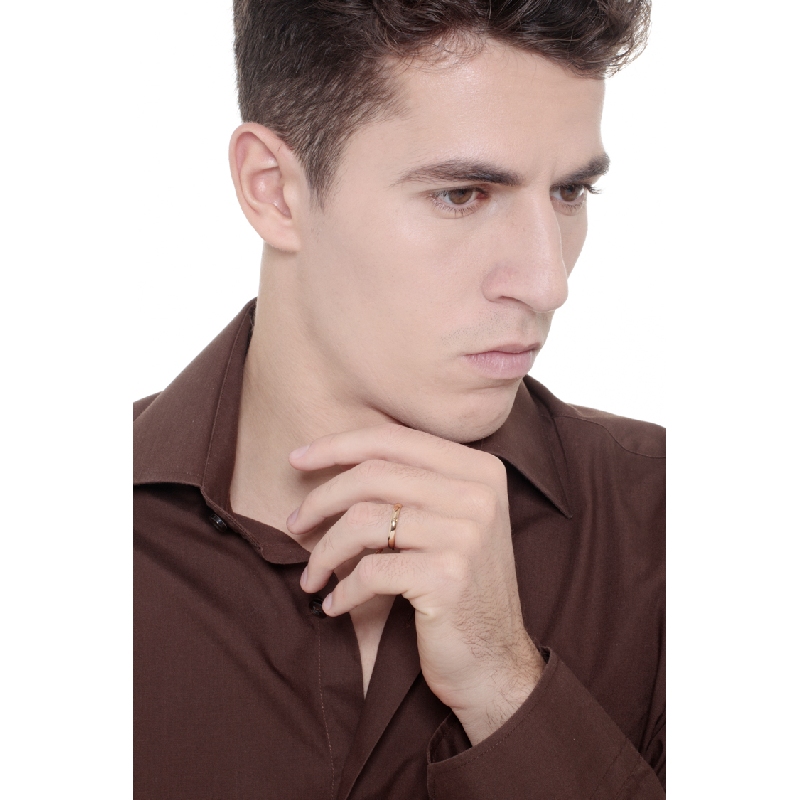 Classical Wedding ring in 18k yellow Gold