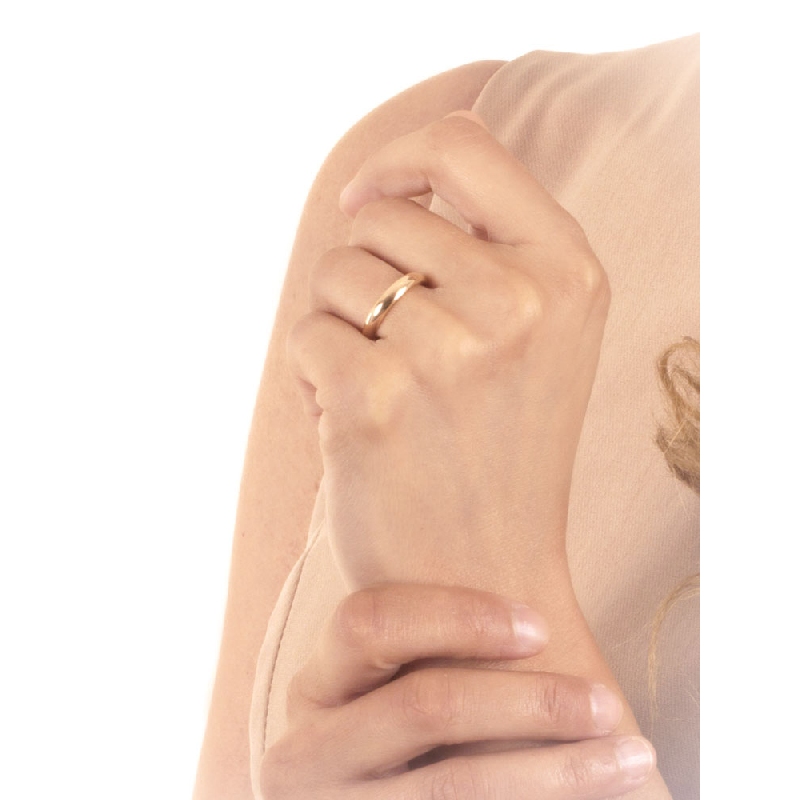 Classical Wedding ring in 18k yellow Gold