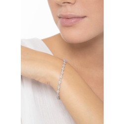 18k white gold design bracelet with diamonds 2