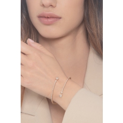 18k rose gold spring bracelet with diamonds  2