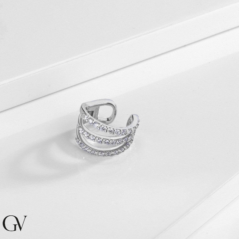 Diamond Earcuff 750 White Gold