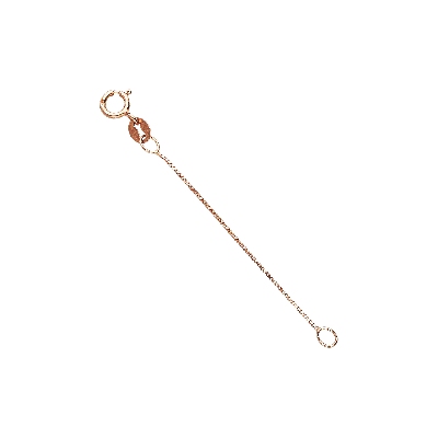18k rose gold extension, 5 cm
