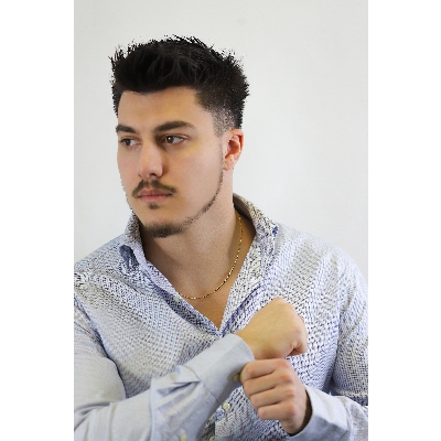 Rolò chain in 18k yellow gold