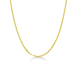 Rolò chain in 18k yellow gold