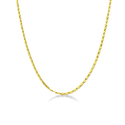 Rolò chain in 18k yellow gold