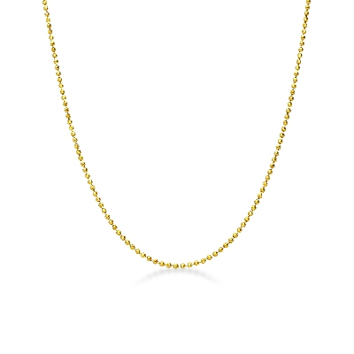 18k yellow gold spheres chain