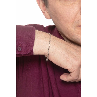 Spheres bracelet in 18k white gold