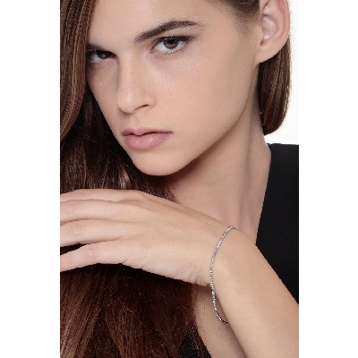 Spheres bracelet in 18k white gold