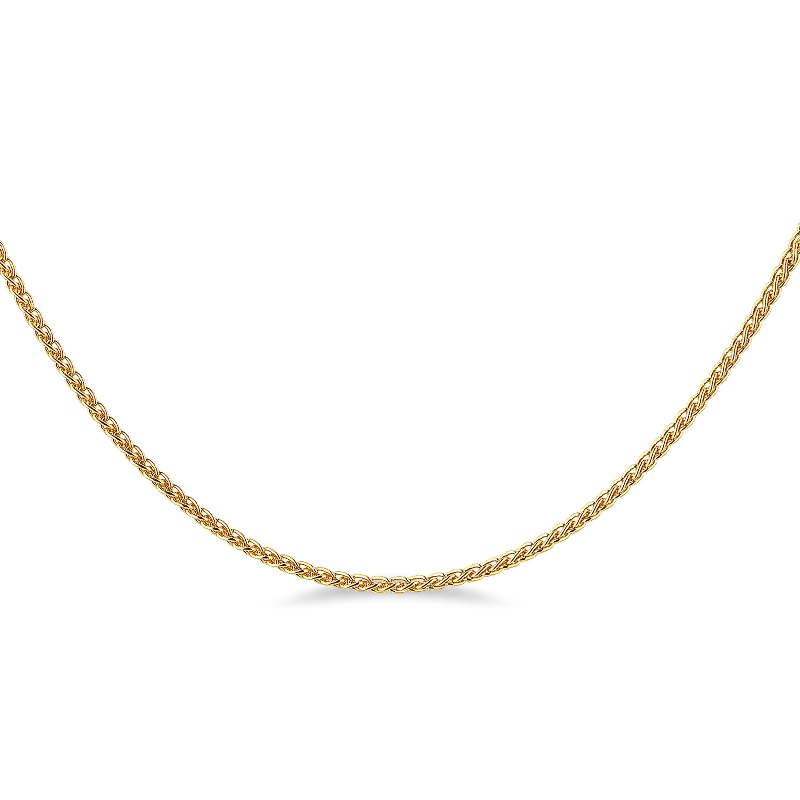 18k yellow gold franco link chain, 45 cm