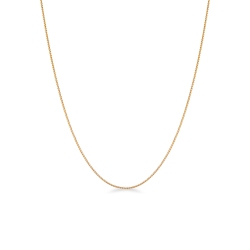 18k yellow gold franco link chain, 45 cm