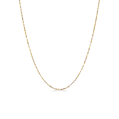18k yellow gold franco link chain, 45 cm