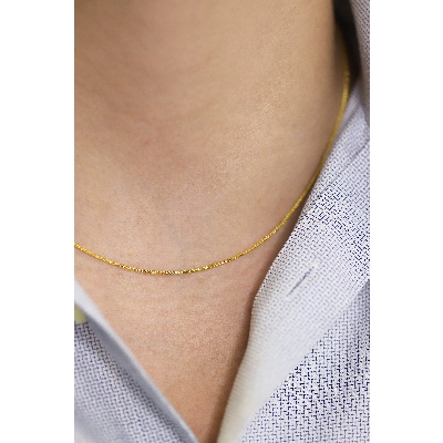Chain in 18k yellow gold