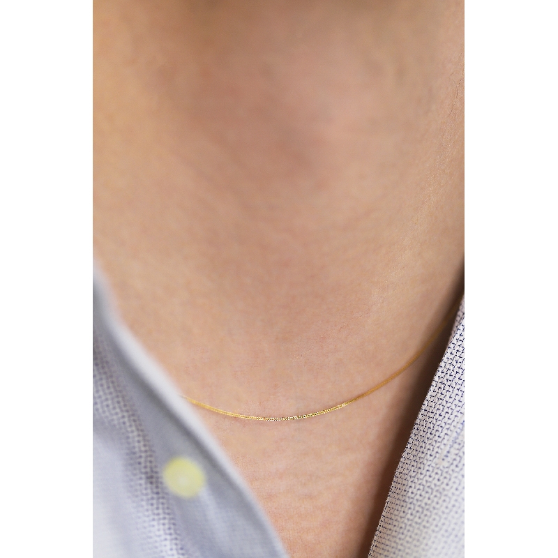 Yellow gold 18k chain, 50 cm