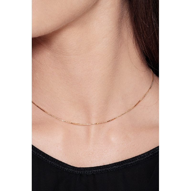 18k yellow gold venetian necklace