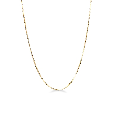 Venetian links necklace in 18k yellow gold, 50 cm