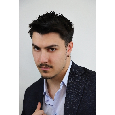 White gold 18k single hoop earring half channel setting with diamonds