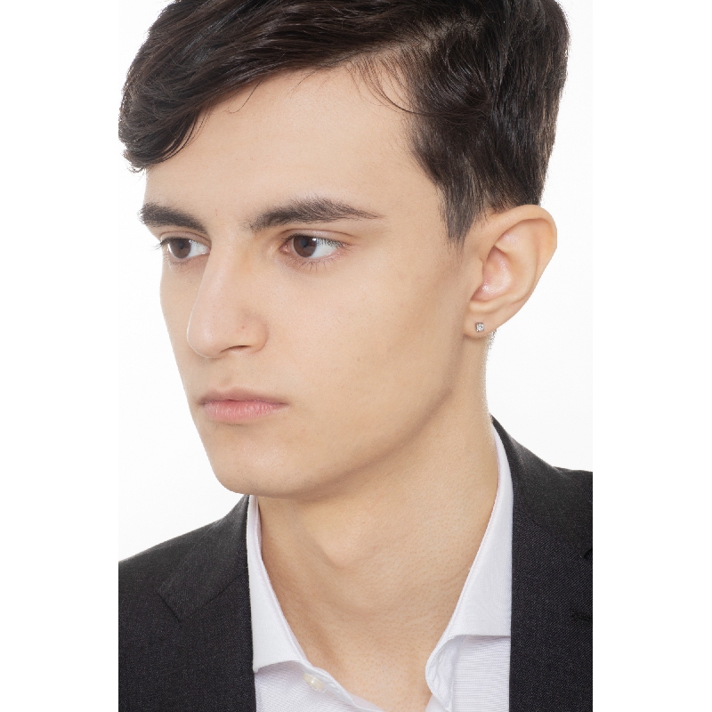 18k white gold single stud earring diamond 18k white gold single stud earring diamond