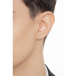 18k white gold diamond single stud earring 2