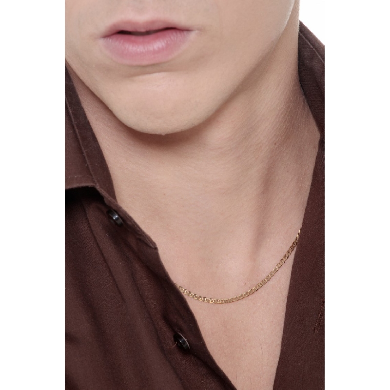 Men 18k yellow gold chain