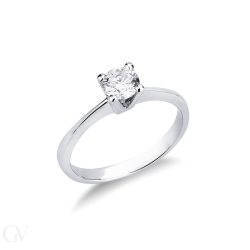 Four Prong Solitaire Engagement Ring Setting 2