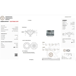 IGI Certified Diamond   CT 1,25   G   VVS 1 2