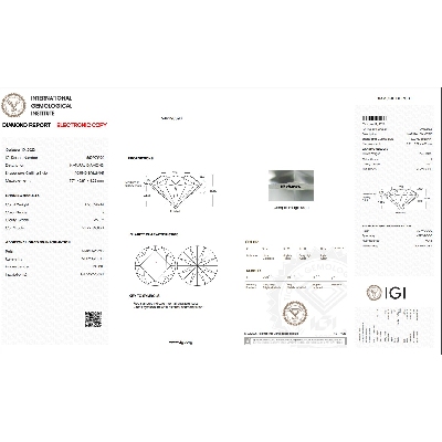 IGI Certified Diamond   CT 1,65   F   VVS 2