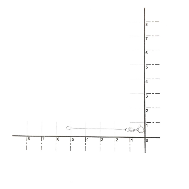 18k white gold extension