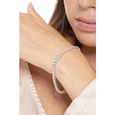 Tennis Bracelet 18k White Gold with Diamond 