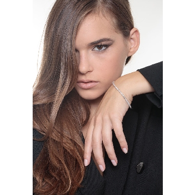 18k white gold diamonds Tennis bracelet