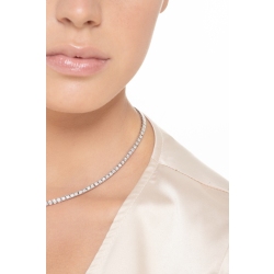 18k white gold tennis with diamonds 2