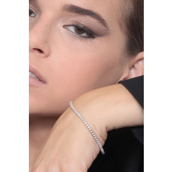 18k white gold diamonds Tennis bracelet 2