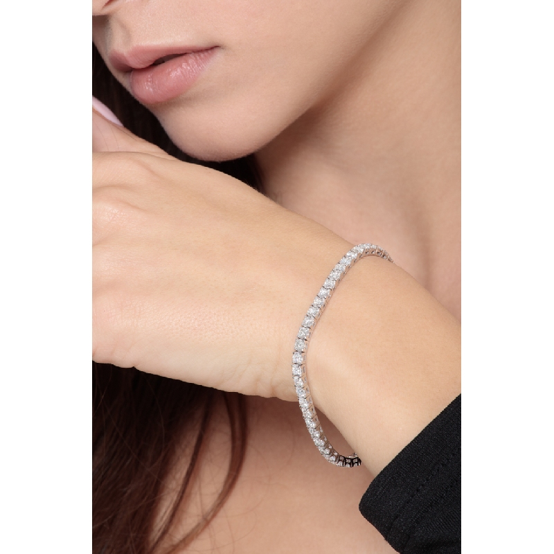 diamonds 18k white gold tennis bracelet diamonds 18k white gold tennis bracelet
