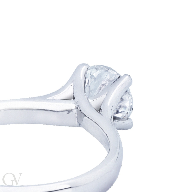 Solitaire ring 0,90 ct diamond white gold 18k Solitaire ring 0,90 ct diamond white gold 18k