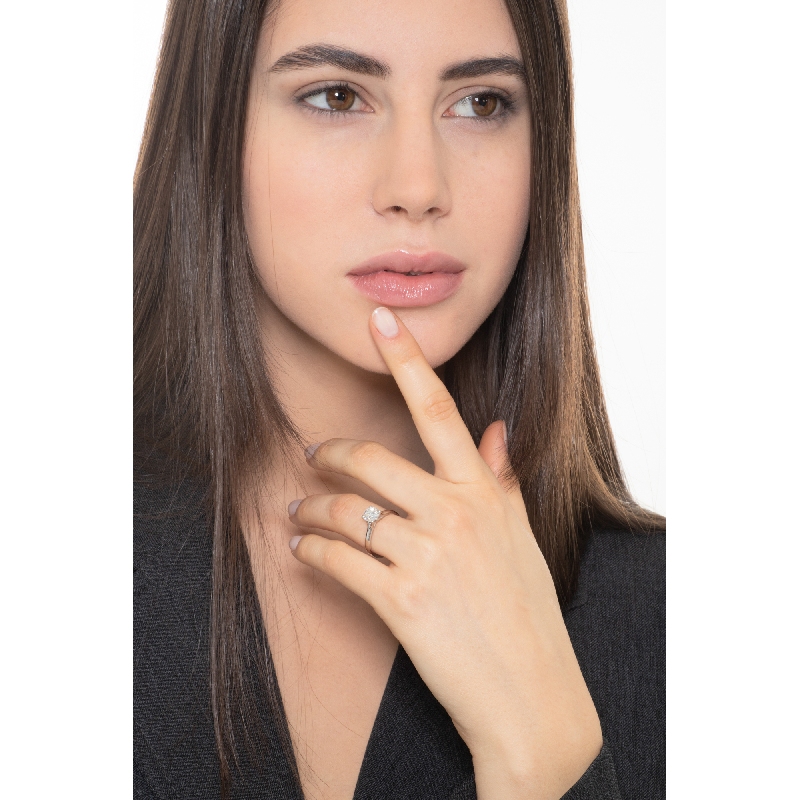 Solitaire ring 0,90 ct diamond white gold 18k Solitaire ring 0,90 ct diamond white gold 18k