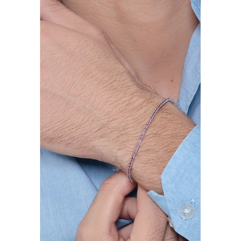 18k white gold Tennis bracelet rubies 18k white gold Tennis bracelet rubies