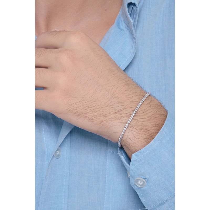 750 white gold tennis bracelet with diamonds 750 white gold tennis bracelet with diamonds