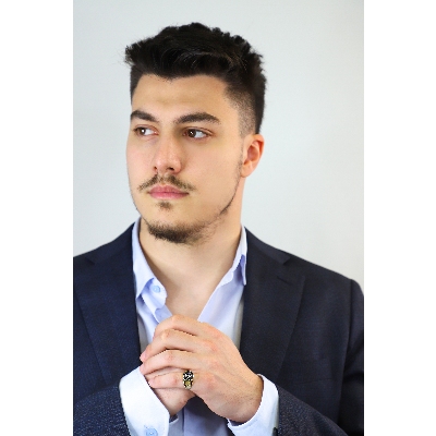 Black diamonds pavè ring in yellow gold 750