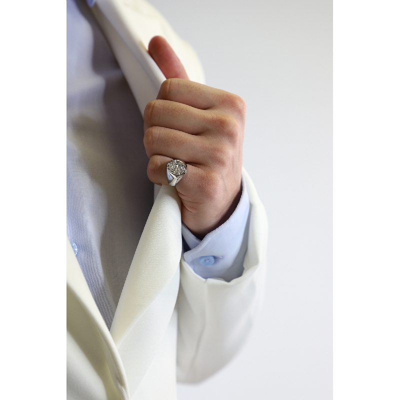 Diamonds White gold 18k pinky ring Diamonds White gold 18k pinky ring