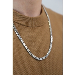 18k white gold cuban links chain 2