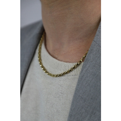 Men 18k yellow gold Chain 