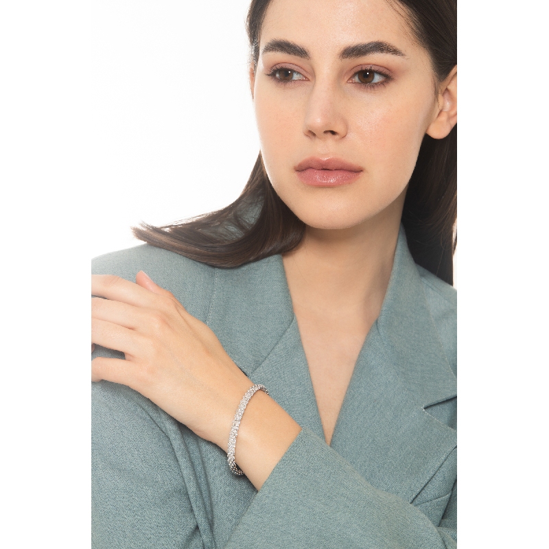 Diamond Bracelet For Women 750 White Gold   Diamond Bracelet For Women 750 White Gold